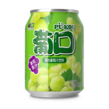 plus会员:葡口 粒粒含NFC 葡萄汁饮料 238ml*10罐