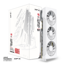 20点开始、XFX 讯景 AMD RADEON RX 7800 XT 凤凰涅槃 16GB 白色 电竞游戏独立显卡