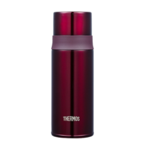 膳魔师（THERMOS）防漏不锈钢保温杯保温瓶保冷杯车载水杯保温壶FFM-350-BW 酒红色