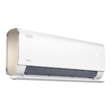 再降价、PLUS会员：美的（Midea）新一级 纤白 大1.5匹  智能变频冷暖 挂式空调 KFR-35GW/N8MWD1+赠品电烤箱