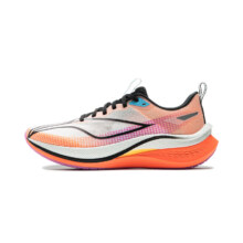 LI-NING 李宁 赤兔7PRO跑步鞋男鞋2024新款轻便缓震竞速运动跑步鞋子 标准白/荧光浅桔