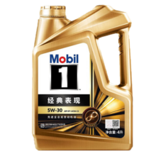 美孚（Mobil）金装美孚1号 全合成机油 汽机油 发动机润滑油 汽车保养 金美 5W-30 SP级 4L