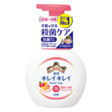 狮王(Lion)儿童洗手液 泡沫抑菌 家庭实惠组合正装750g 日本进口
