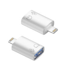 均橙 苹果otg转接头支持U盘 铝合金款 Lighting转USB3.0