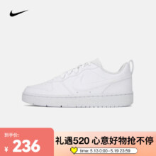 耐克（NIKE）运动鞋 COURT BOROUGH LOW RECRAFT (GS) DV5456-106 35.5