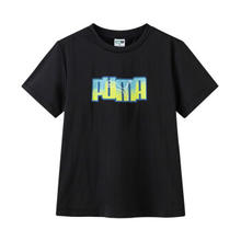 PUMA 彪马 儿童夏季短袖 黑色