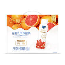 PLUS会员：蒙牛 纯甄 轻酪乳风味酸奶 红西柚口味 230g×10盒*3件