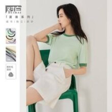 DUIBAI 对白 女式短袖针织衫 DDO065U