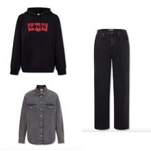 京东PLUS：Levi's 李维斯 女士牛仔衬衫*1+老爹裤*1+卫衣*1