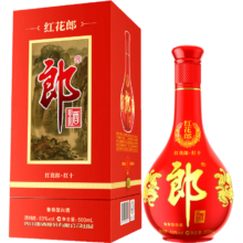 郎酒 红花郎十 53度酱香型第四代 500mL 1瓶