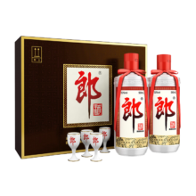 6.18预售：郎酒 郎牌郎酒  酱香型白酒 53度 500ml*2瓶 礼盒装