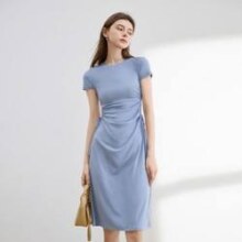 MEETLADY 米莱达 薄款针织连衣裙 ELQ007L