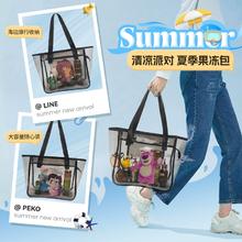 BANDGEWOO 阪织屋 IP联名夏季水上乐园卡通时尚可爱出游沙滩手提包