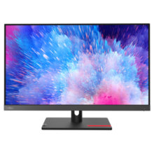 联想ThinkVision 24.5英寸FHD全高清99%sRGB广色域 三边窄边框硬件低蓝光可俯仰壁挂电脑显示器S25e-30