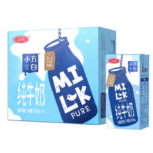 SANYUAN 三元 小方白纯牛奶200ml*24盒 家庭量贩装 礼盒装