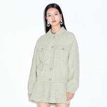 d'zzit 地素 专柜小香风复古粗花呢夹克外套女