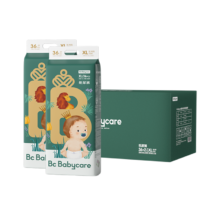 plus会员：babycare 皇室木法沙的王国纸尿裤 XL码62片(12-17kg) X2件