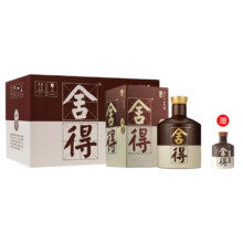 舍得 品味舍得 浓香型白酒 52度 500ml*6瓶 整箱装