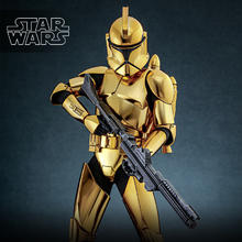 狂热玩具 星球大战 克隆人士兵(电镀金色版)1:6比例珍藏人偶 MMS735克隆人士兵(电镀金色版)