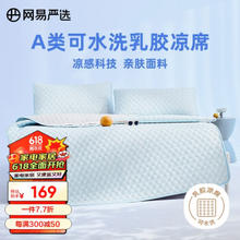 YANXUAN 网易严选 乳胶凉席两件套 天空灰 1.2m床
