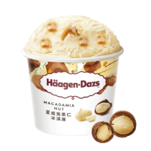 哈根达斯（Haagen-Dazs）经典夏威夷果仁口味冰淇淋 100ml/杯 *5件