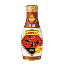NISSIN 日清食品 日清淋香纯正芝麻油保鲜瓶 凉拌菜火锅蘸料香油调味料145g