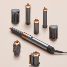 预售、PLUS会员：DYSON 戴森 多功能美发棒 Airwrap Complete空气卷发棒 多功能合一 旗舰套装 落日玫瑰 长发版