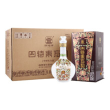 京东百亿补贴、plus会员:四特 白酒 东方韵 弘韵 特香型白酒 52度 500ml*6 整箱装 江西 四特酒