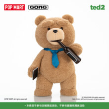 预售POPMART泡泡玛特 共鸣 ted2泰迪熊可动毛绒玩偶潮流周边礼物