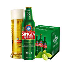 TSINGTAO 青岛啤酒 经典1903系列麦香浓郁铝瓶 288ml*18瓶
