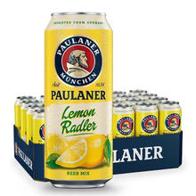 PAULANER 保拉纳 慕尼黑Paulaner保拉纳柏龙啤酒 500mL 24罐 柠檬拉德乐