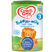 牛栏（Cow&Gate）英国版 幼儿配方奶粉 3段(1-2岁) 800g 爱尔兰原装进口