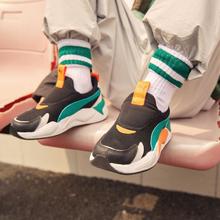 PUMA 彪马 男女中大童运动鞋春秋儿童一脚蹬透气轻便休闲小童鞋RS-X