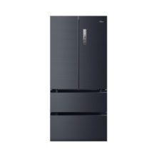美的（Midea）冰箱法式多门 十字四门 三门 风冷无霜 商用家用宿舍租房节能低音冷藏冷冻电冰箱 508升|双系统|BCD-508WTPZM(E)灰