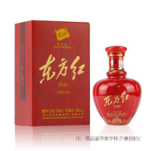 PLUS会员：剑南春 东方红1949小酒46度100ml*1瓶浓香型白酒
