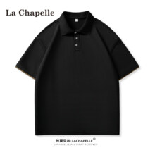 La Chapelle 拉夏贝尔 男士短袖休闲运动polo衫