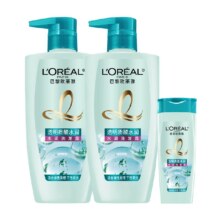 需福袋，88VIP:L'OREAL PARIS 欧莱雅透明质酸套装洗发水500x2+100ml*1瓶+赠100ml*1瓶+凑单清扬沐浴露