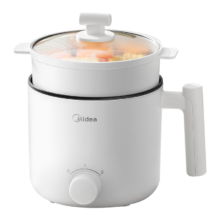 Plus会员：Midea 美的 多功能锅 XZE1613 1.7L 配蒸笼+凑单