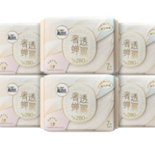 kotex 高洁丝 奢透蝉翼极薄棉柔卫生巾280mm 7片*6包