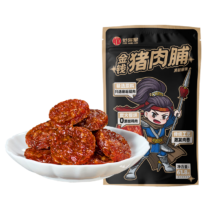 plus会员：范将军 【黑胡椒味】金钱猪肉脯 61.8g*2件