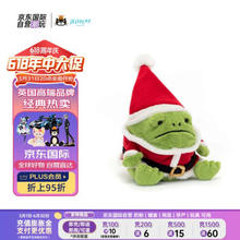 jELLYCAT 邦尼兔 圣诞里奇雨蛙玩偶 16cm
