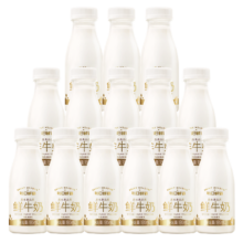 PLUS会员：每日鲜语 低温全脂鲜牛奶 185ml*14瓶