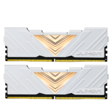 plus会员：JUHOR玖合 32GB(16Gx2)套装 DDR5 6000 台式机内存条 忆界系列白甲 助力AI