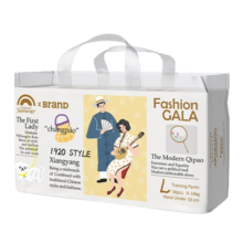Enternal Summer【品牌旗舰】Fashion Gala婴儿尿不湿宝宝超薄透气尿裤宝宝尿不湿 拉拉裤L码36片