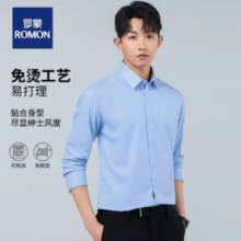 ROMON 罗蒙 男士免烫易打理长袖商务衬衫  BL-C101