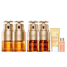 PLUS会员：CLARINS 娇韵诗 双萃精华眼霜20ml*2赠双萃精华40ml+洁面30ml+水10ml