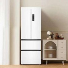 618预售、PLUS会员：TCL R321V5-D 法式多门冰箱 象牙白 321升