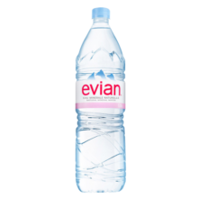 evian依云法国原装进口矿泉水 1.5L*6瓶 整箱装