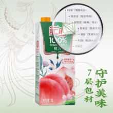 汇源100%果汁 臻贵礼盒1L*5盒 至少3种口味（2箱装）