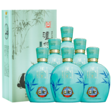 泸州老窖泸州贡盛事共享 52度纯粮浓香型白酒 熊猫酒 52度 500mL 6瓶